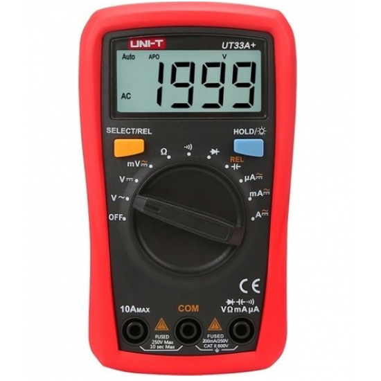 Unı-T UT33A+ 600V Dijital Multimetre Unı-T UT33A+ 600V Dijital Multimetre
